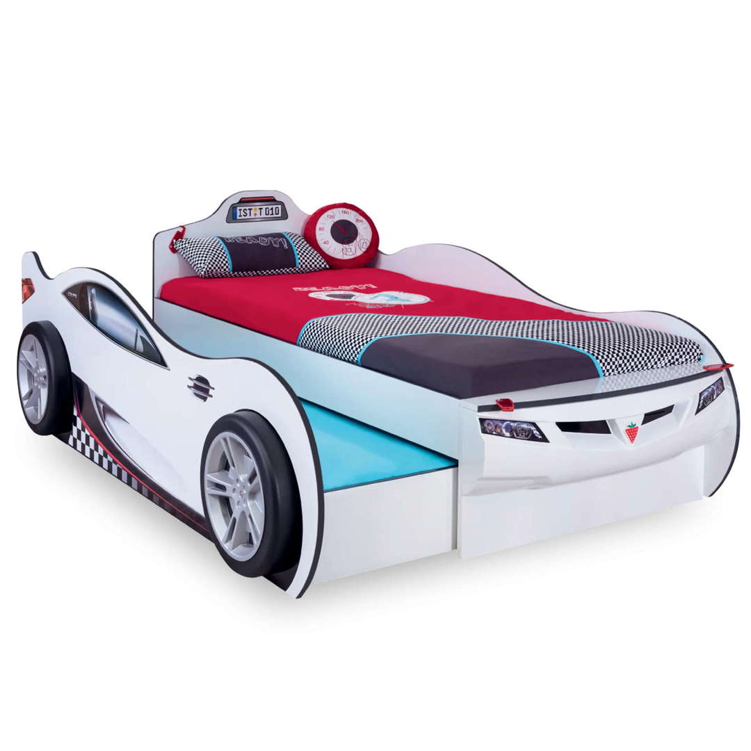 Autobett Coupe für 2  Weiss