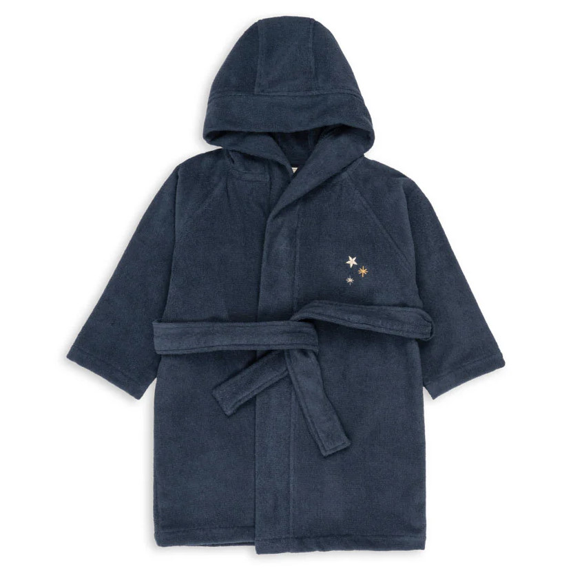 Frottee-Bademantel Blue Night 12-18 Monate