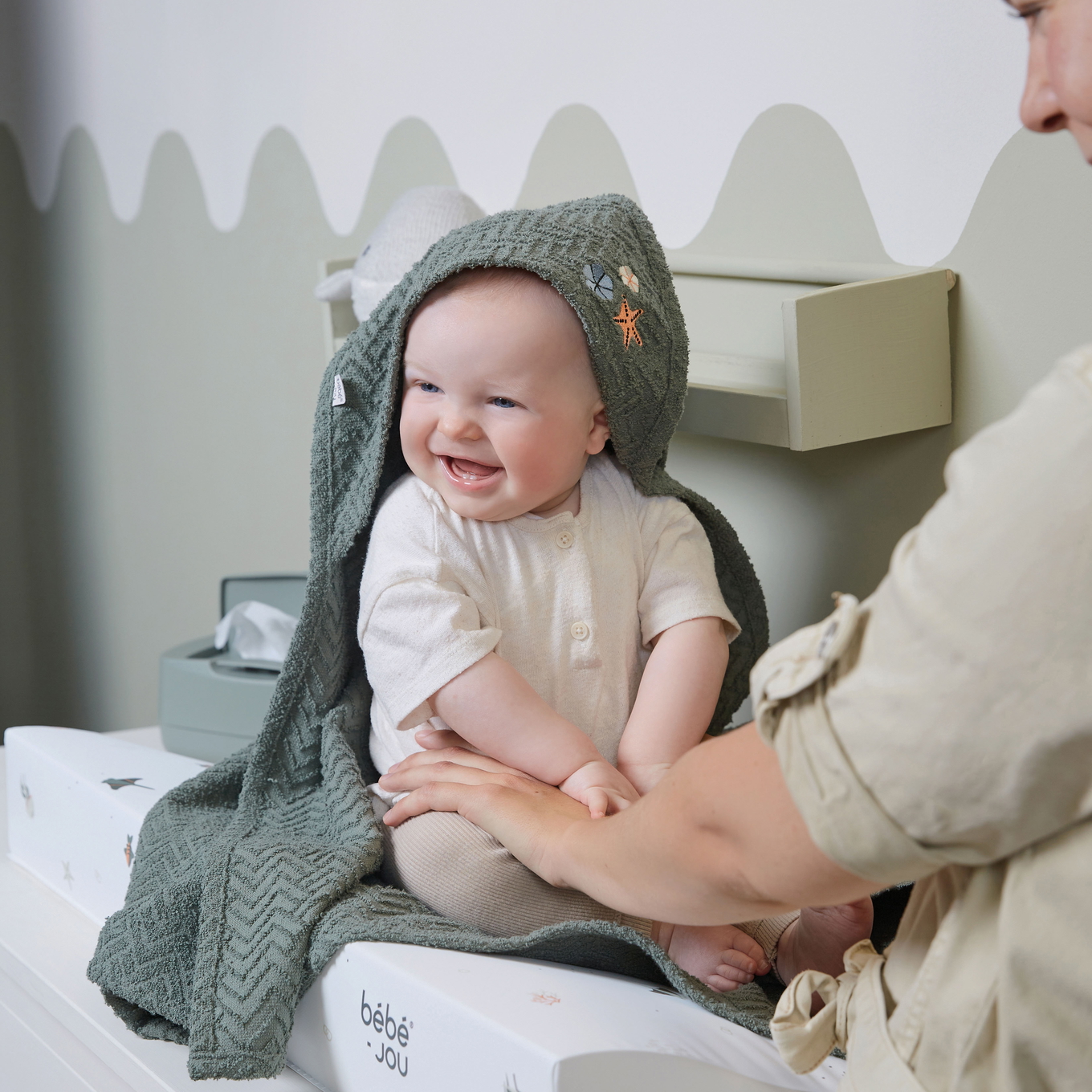 Badetuch mit Kapuze Frottée Ocean Vibes 2