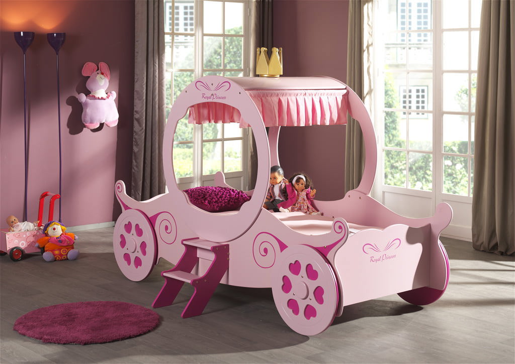 Kutschenbett Rosa 5