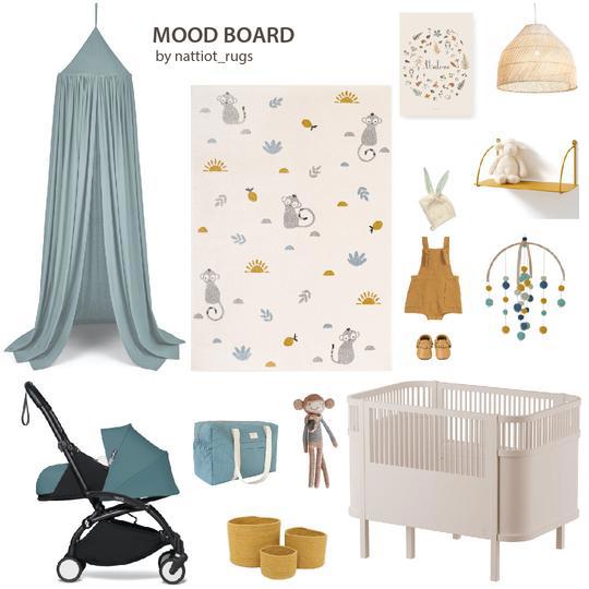 Teppich Little Wild Monkey 120 x 170 cm 3