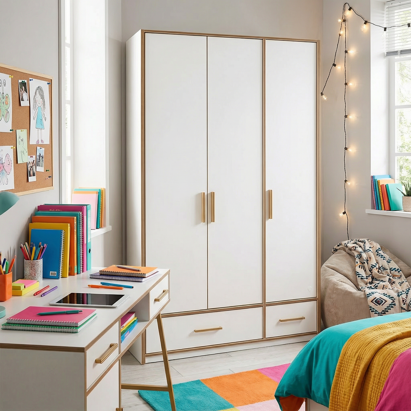 Kleiderschrank Modera 3-türig 4