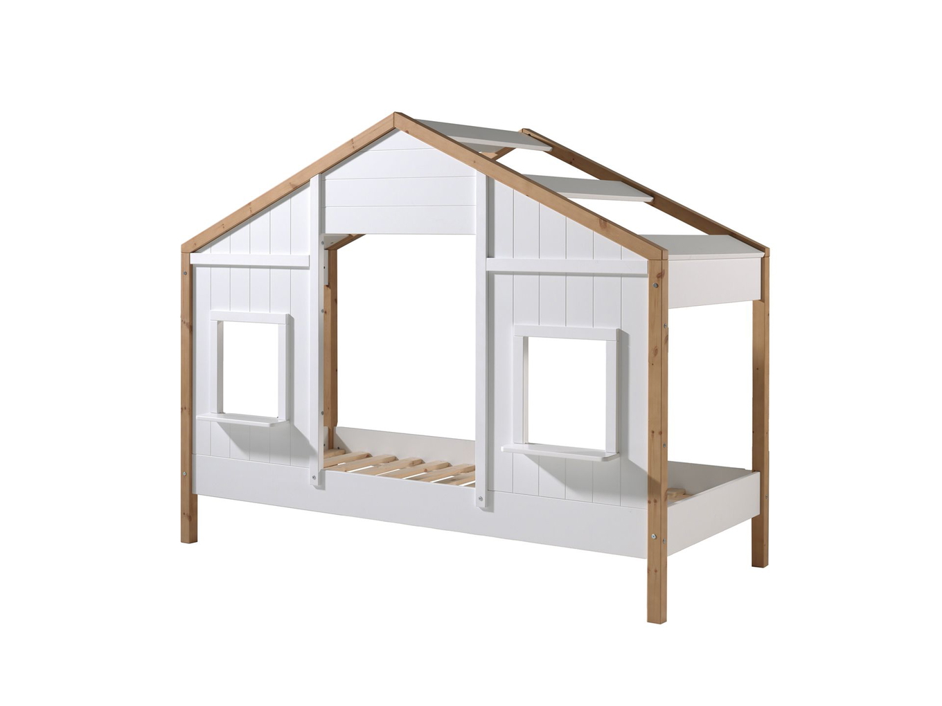 Hausbett Babs inkl. Ausziehkasten 2 Fenster 3
