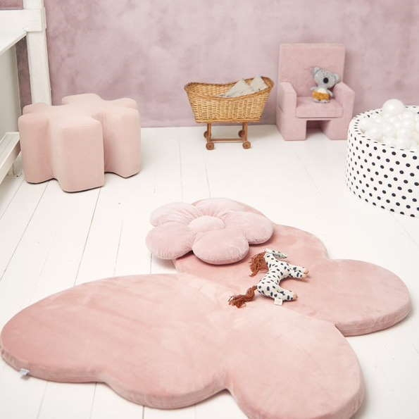 Spielmatte Schmetterling Baby Pink 3