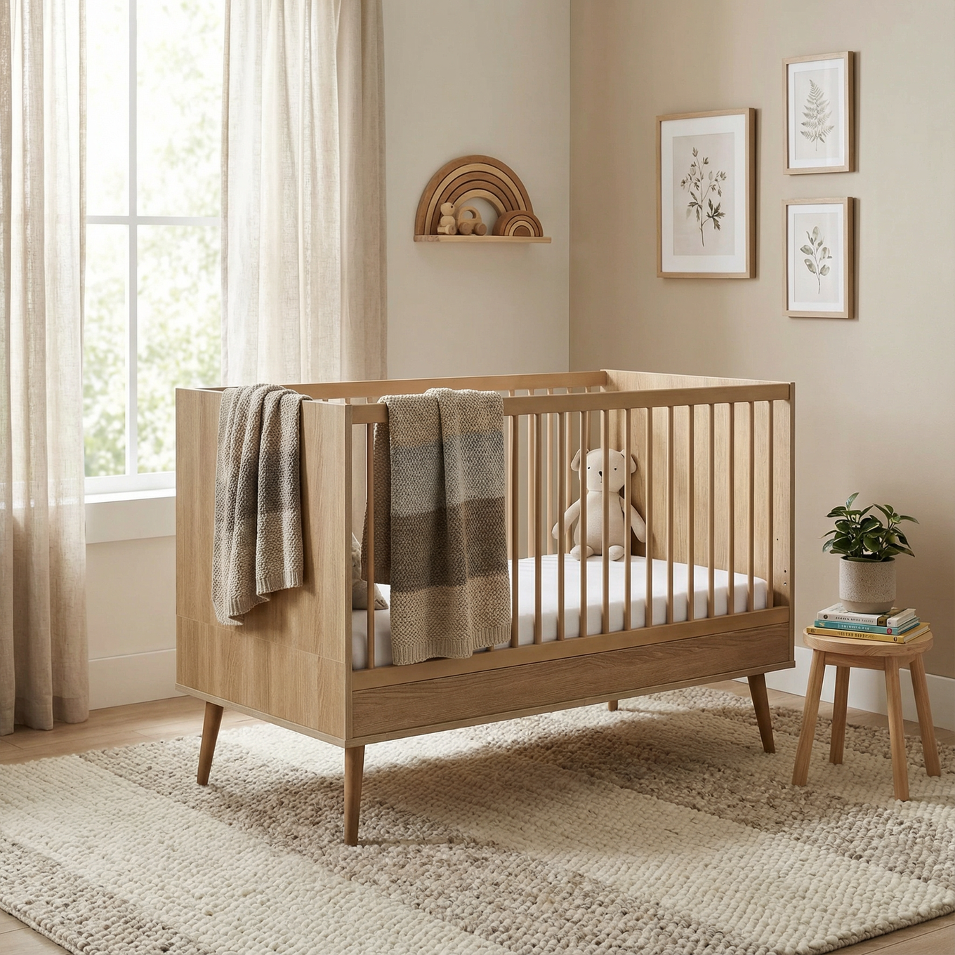 Babybett Flow Honey Ash 5