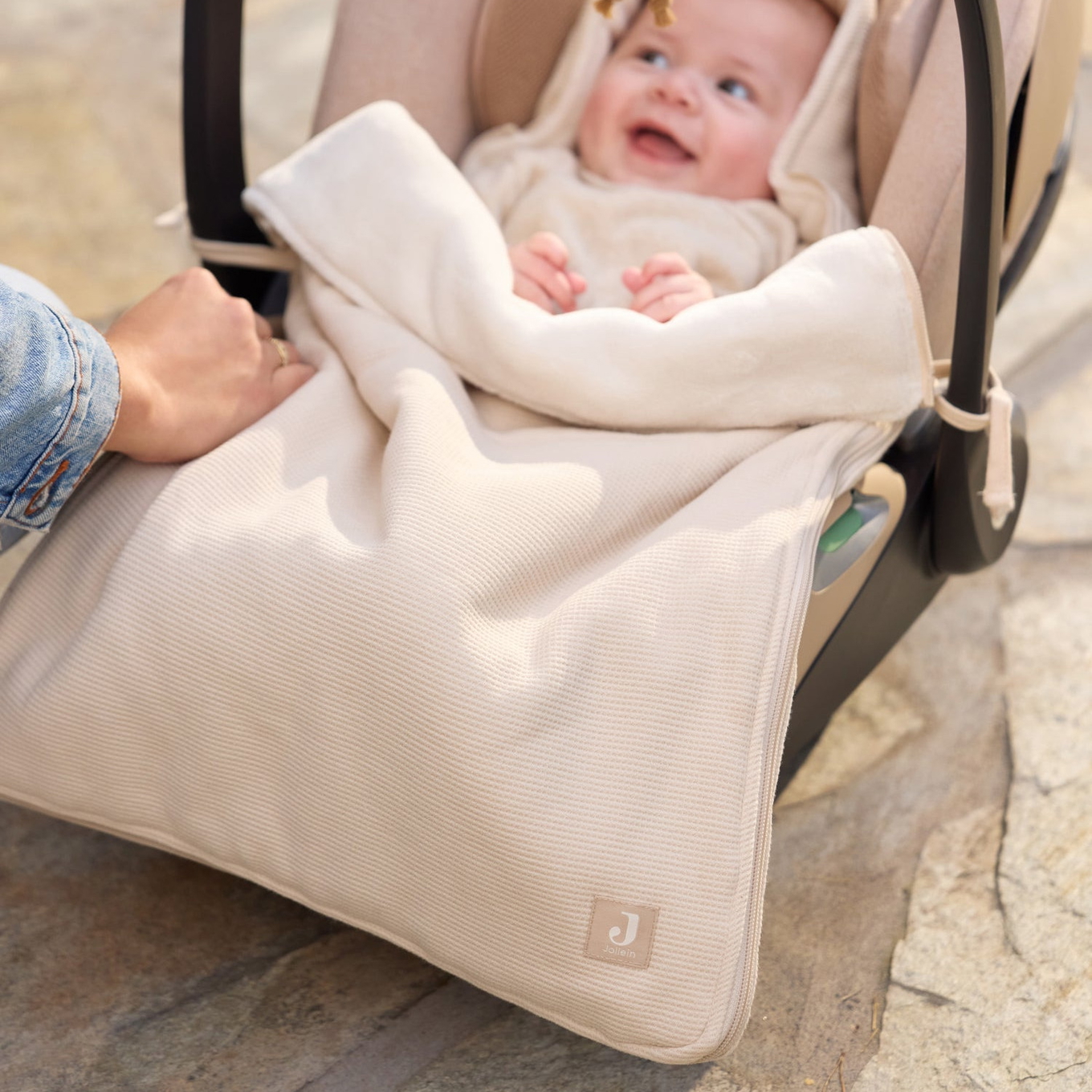 Fusssack für Babyschale Little Waffle 7