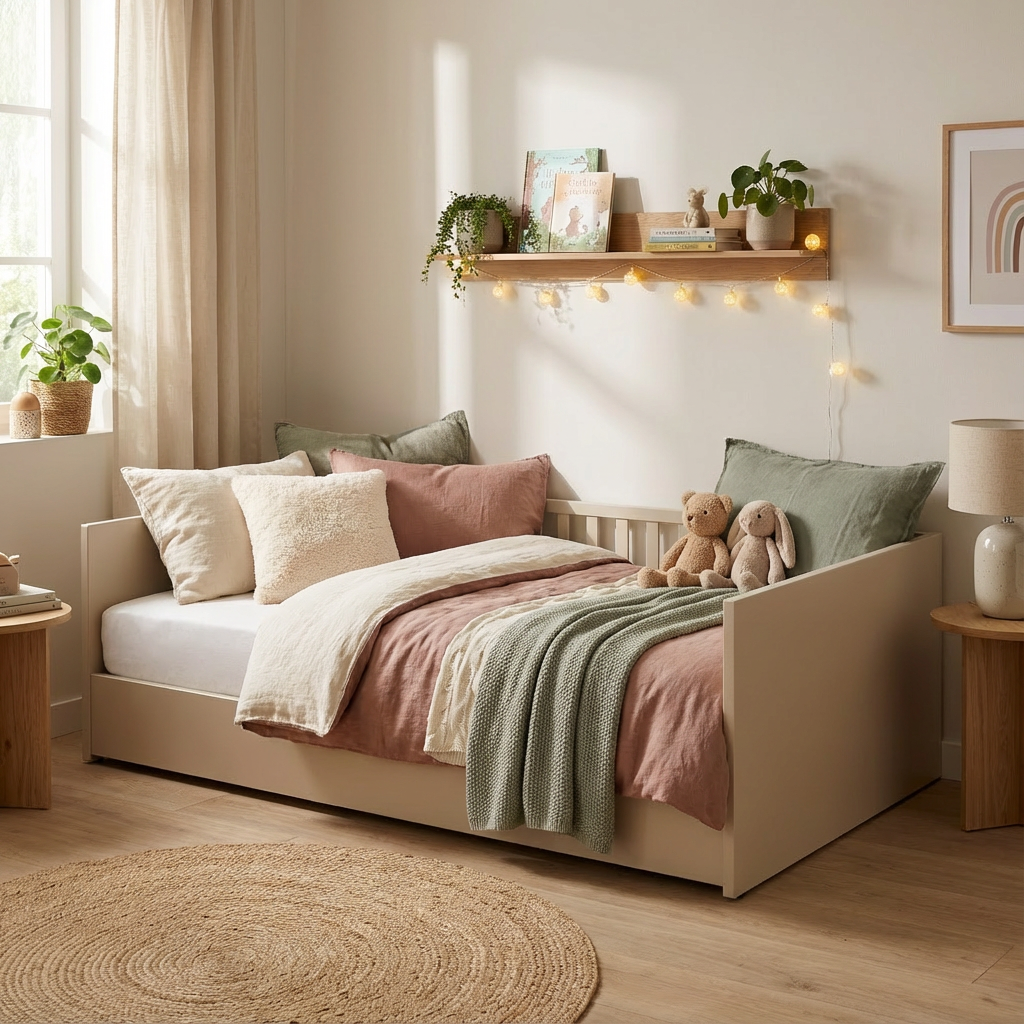 Bett Little Flo Beige, 140 x 200 cm 5