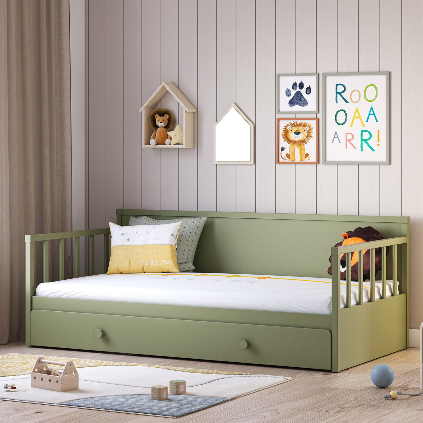 Bett Loof Day mit Ausziehkasten 3