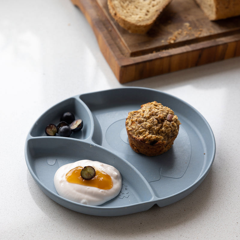 Menüteller Mums Puderblau 2