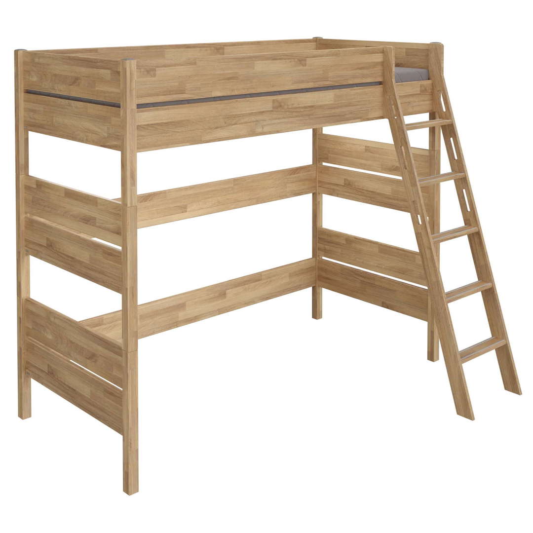 Hochbett Sten Holz, mit Schrägleiter 1