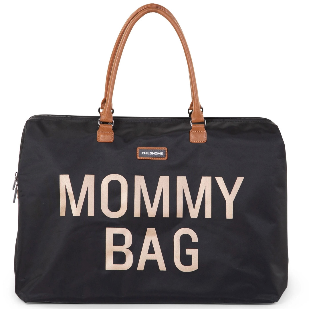 Mommy Bag Schwarz Gold 1