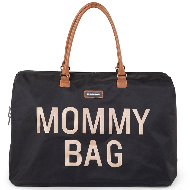 Mommy Bag Schwarz Gold