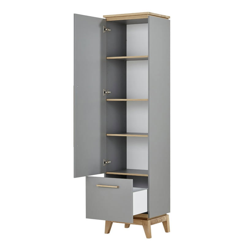 Hochregal Sten mit Tür links 4