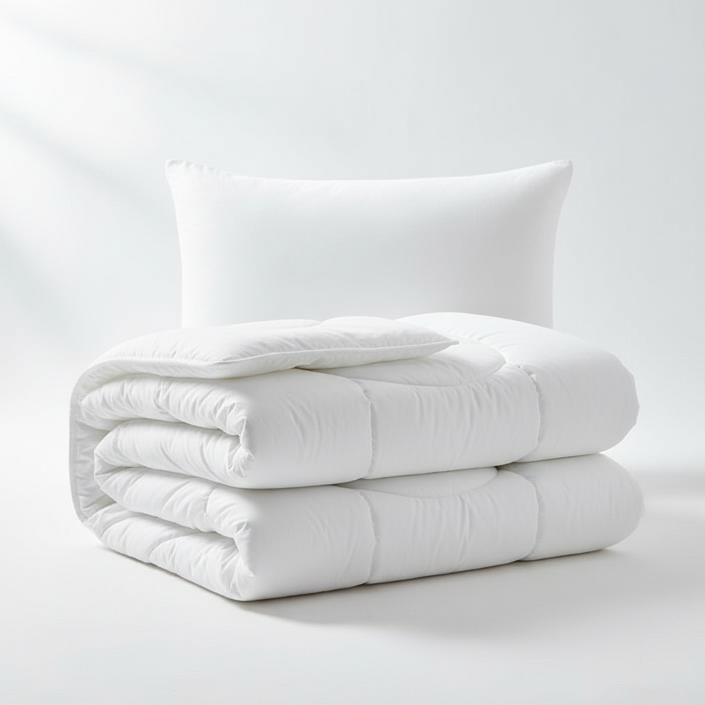 Duvet und Kissen Set Mikrofaser 160x210 - 50x70cm 3