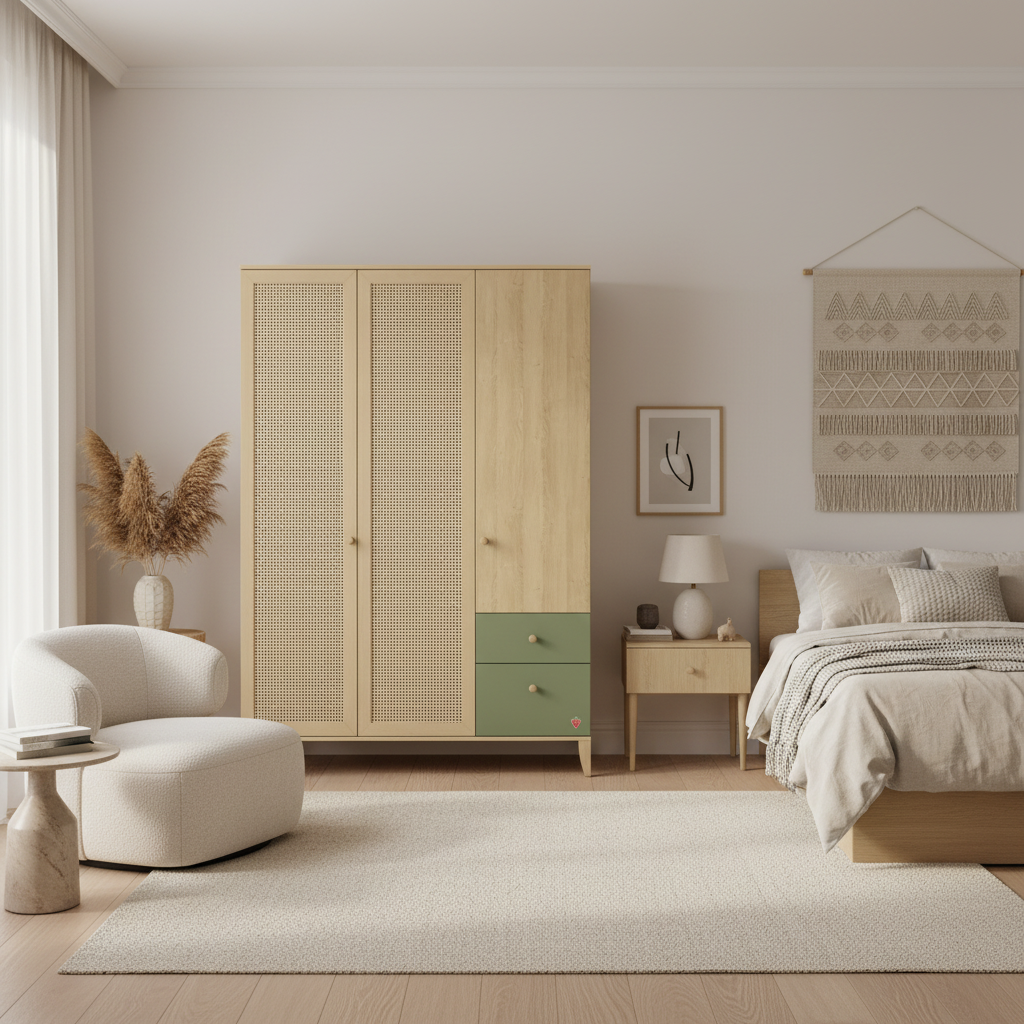 Kleiderschrank Loof 3-türig 3