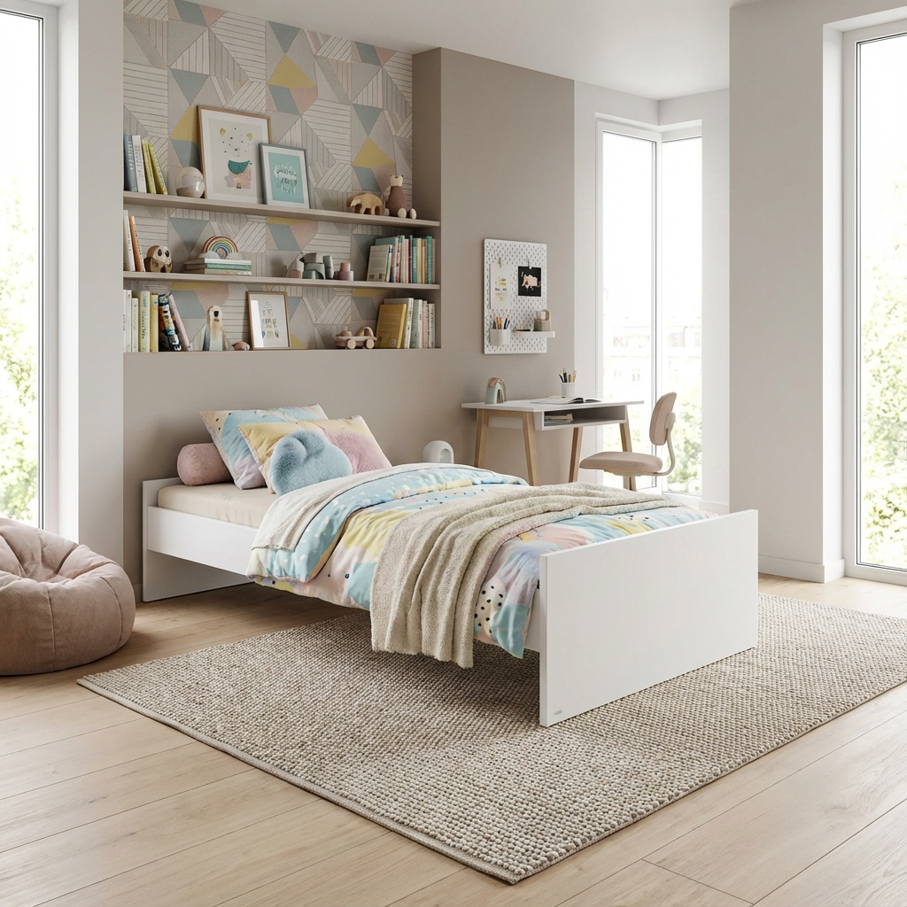 Bett Little Flo Weiss, 120 x 200 cm 8