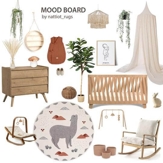 Teppich Andina Rot Rund 8