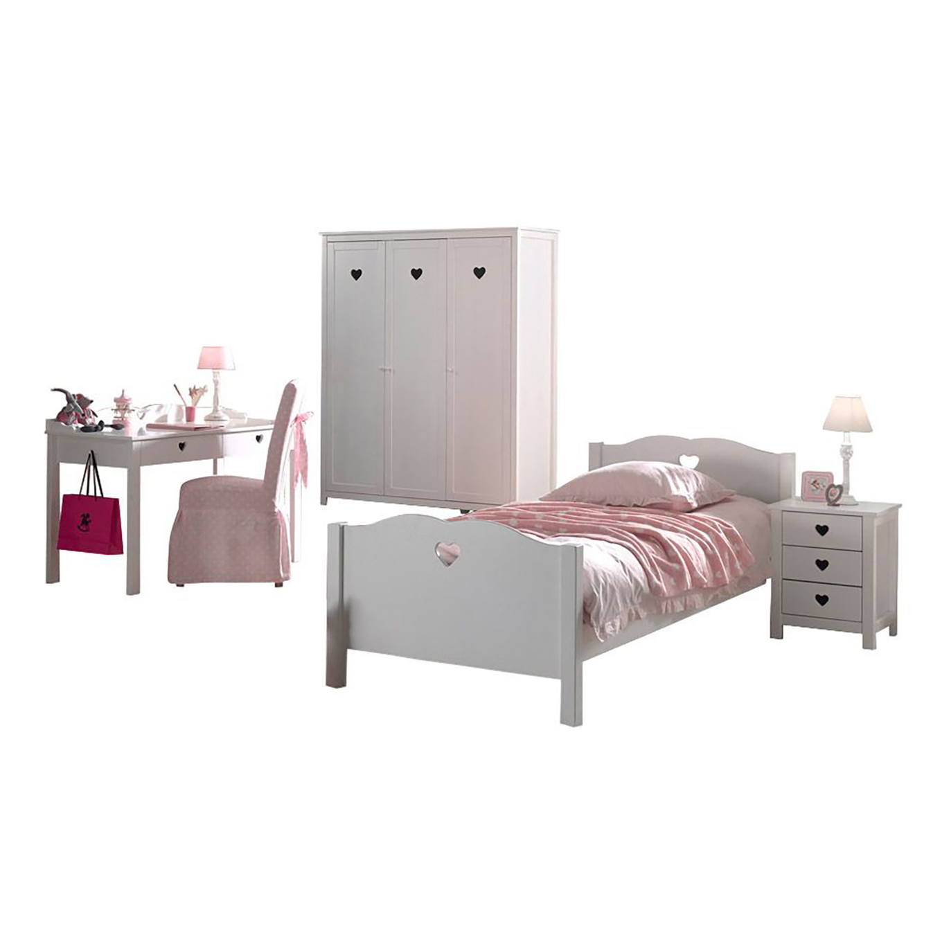 Kinderzimmer Amori 4-teilig Set C 1