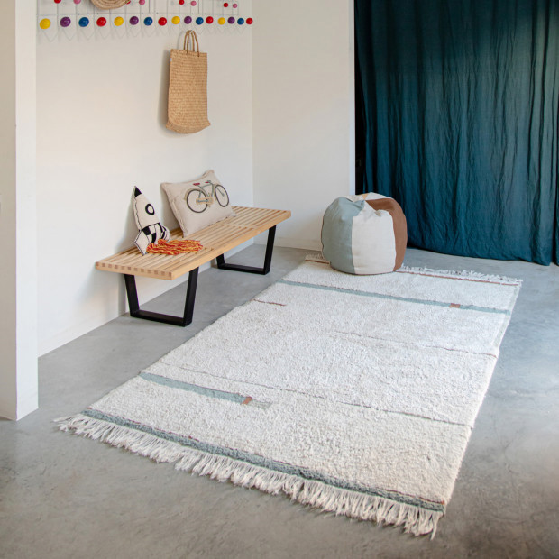 Teppich Lanes Vintage Blau, XL 3