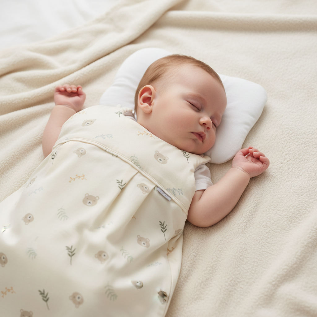 Schlafsack Satin Snoozy Bear, 86/92 4