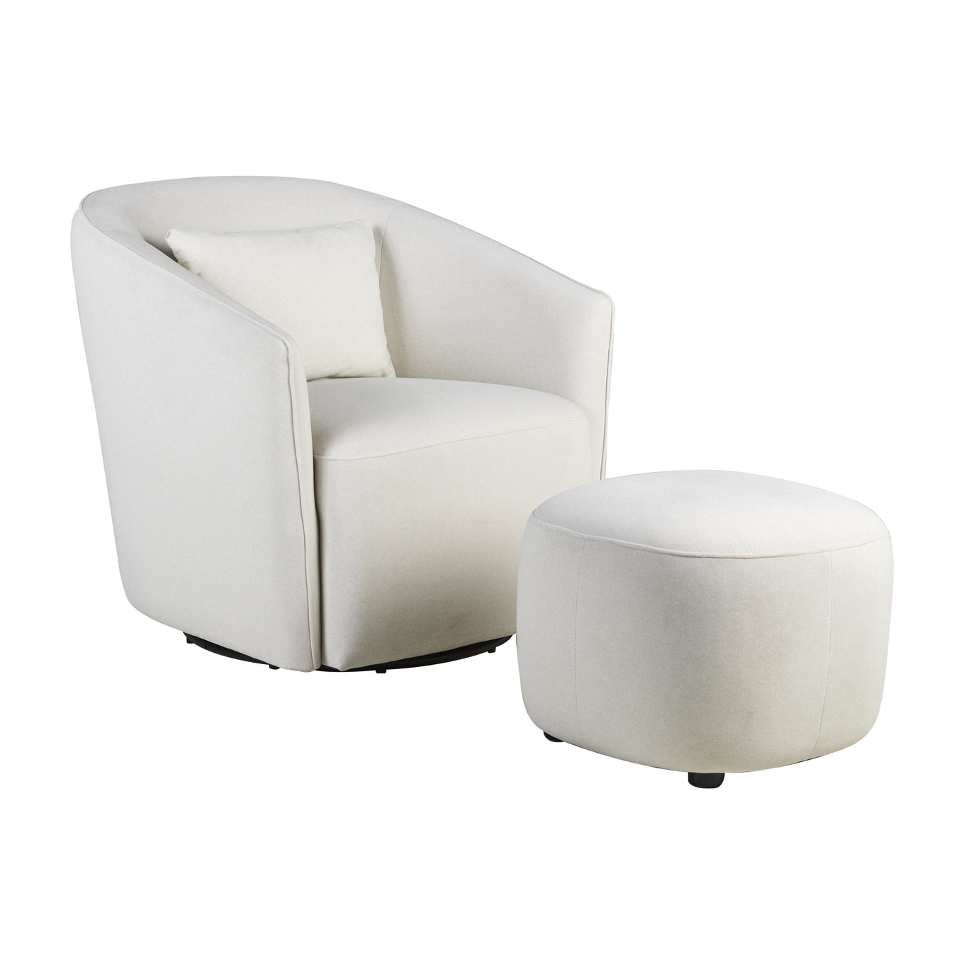 Hocker Gomi Mohair Beige 4