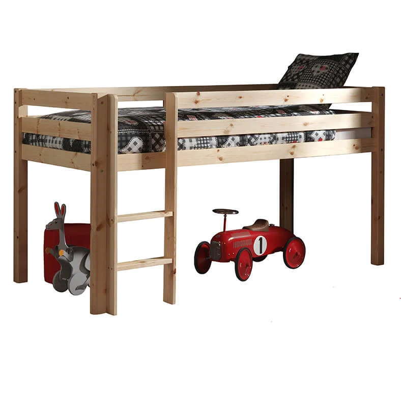 Halbhohes Bett Pino Natur 1