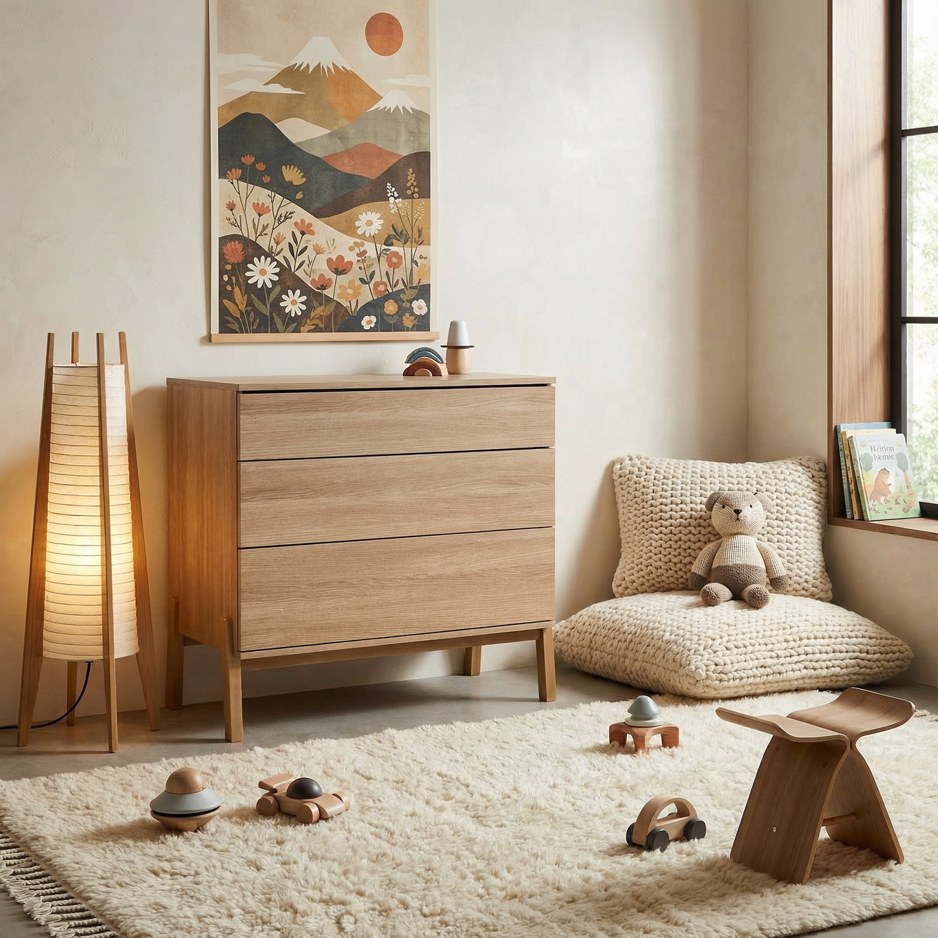 Kommode Ashi Honey Ash 2