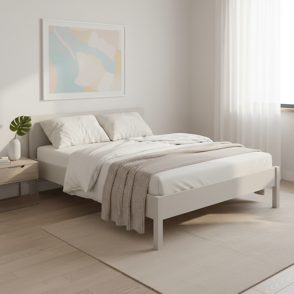 Studiobett Tiago Kieselgrau, 140 x 200 cm 4