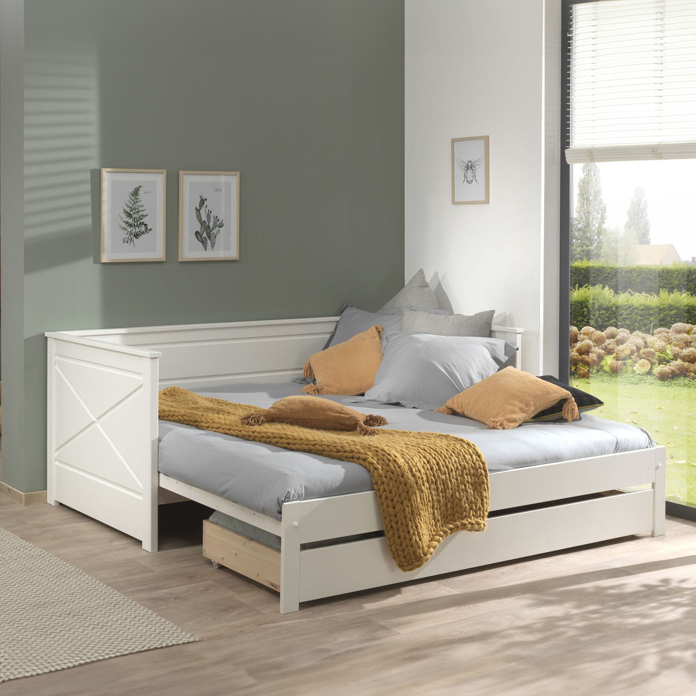 Kojenbett Scott mit Auszug inkl. Ausziehkasten 2