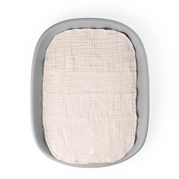 Wickelunterlage Musselin 2er Set Altrosa 4