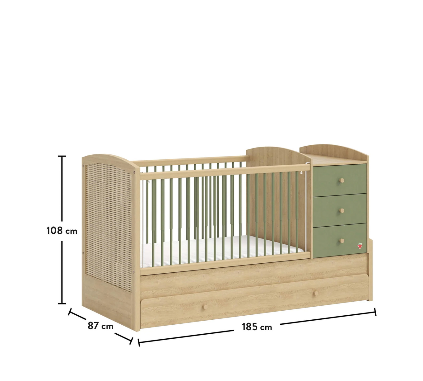 Babybett Loof Baby Umbaubar 10