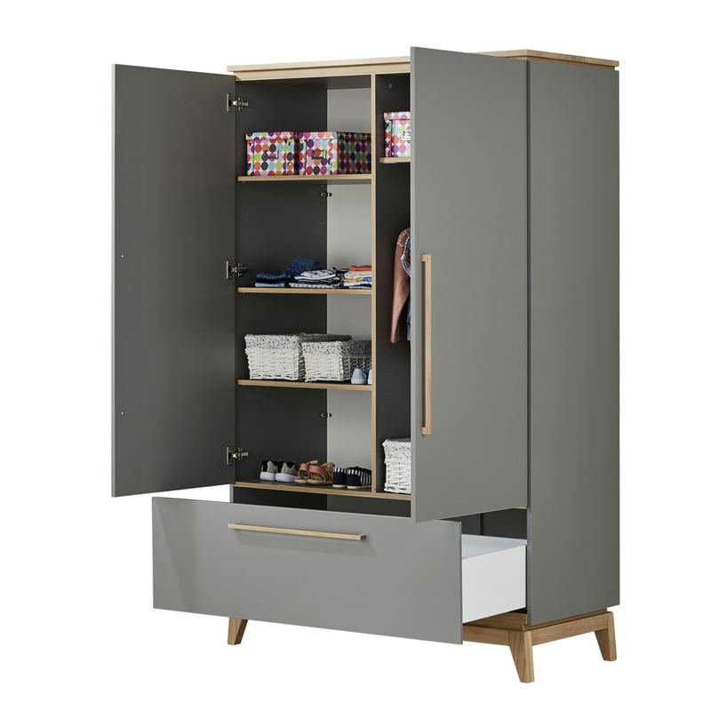 Kleiderschrank Sten 2-türig 5