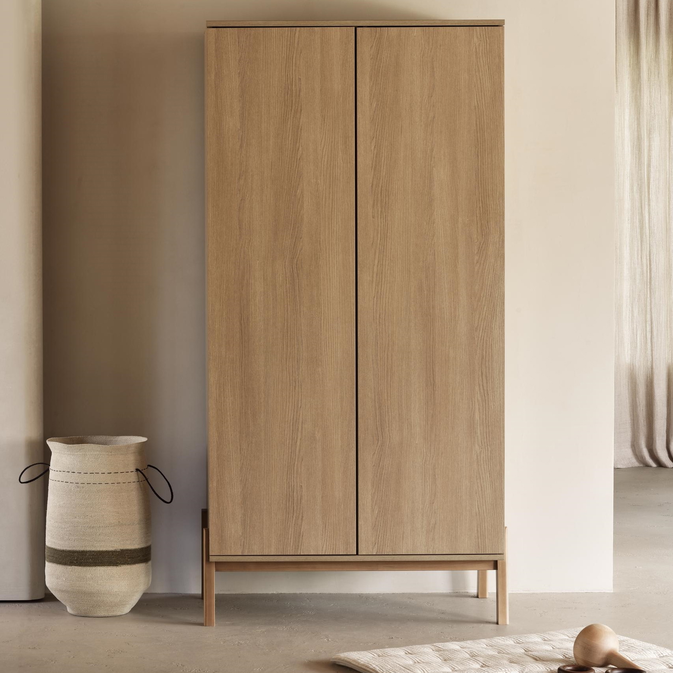 Kleiderschrank Ashi Honey Ash, 2-türig 2