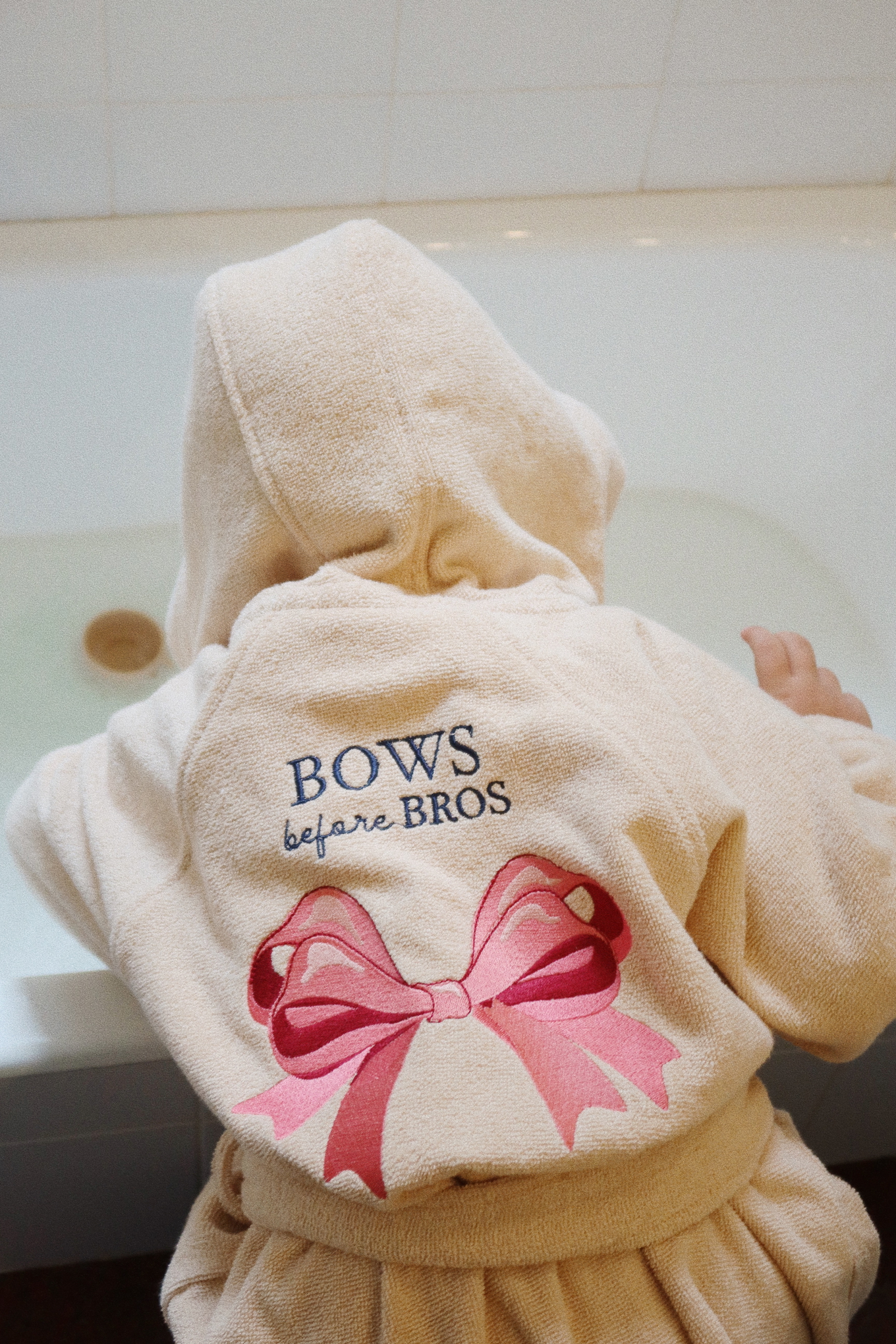 Frottee-Bademantel Brazilian Sand GOTS 5-8 Jahre 9