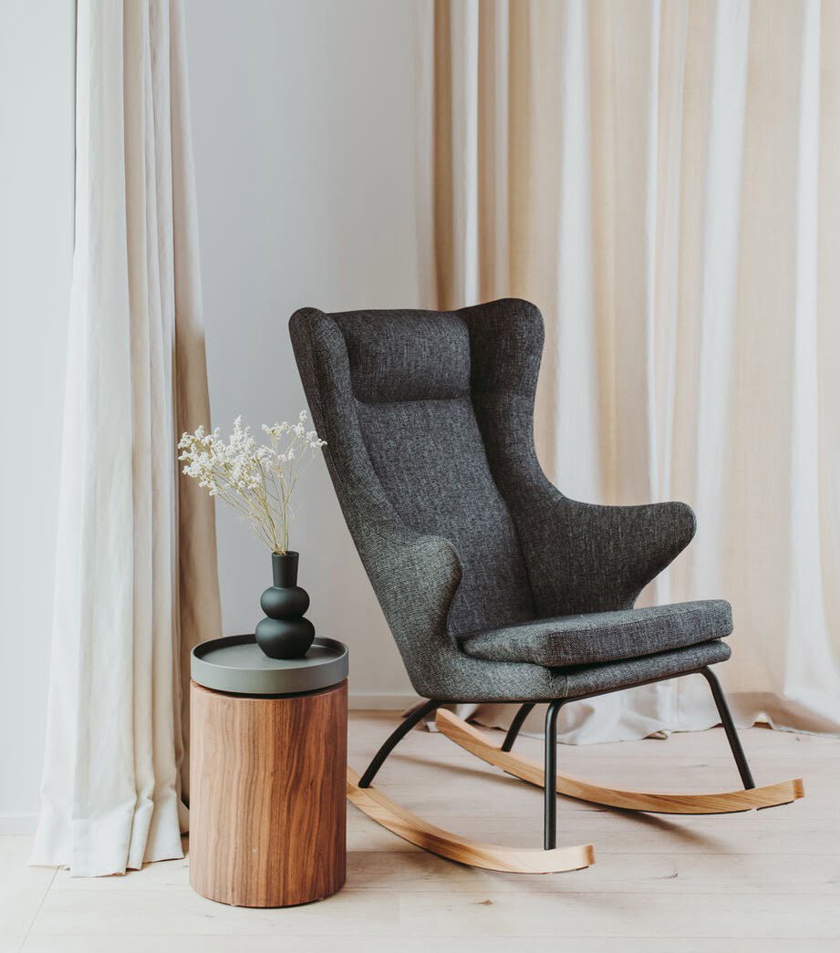 Schaukelstuhl für Mütter De Luxe Black 2