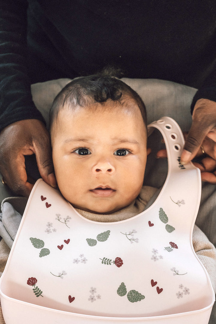 Silikon Lätzchen Hase Rosa 3