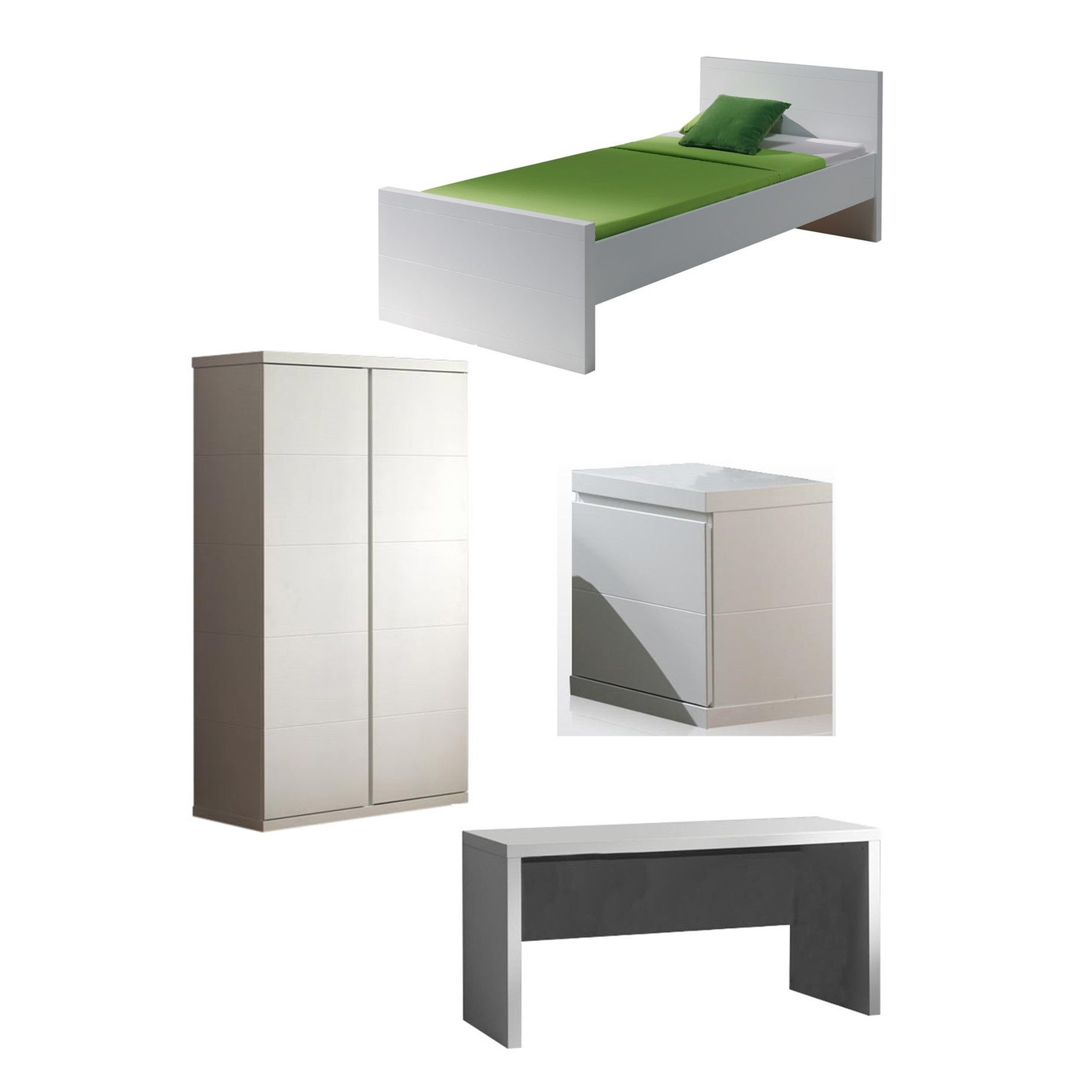 Kinderzimmer Lara 4-teilig Set