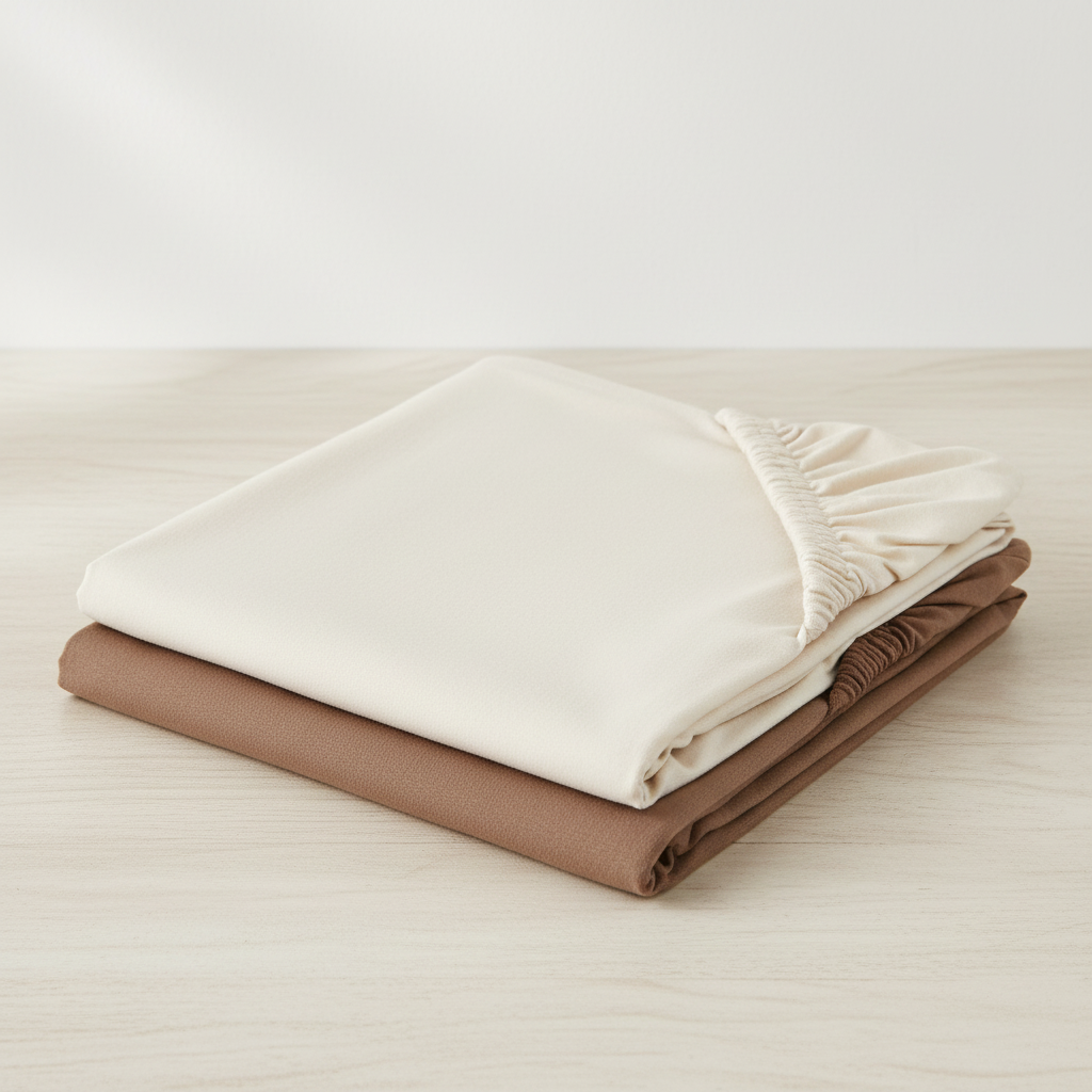 Fixleintuch Jersey 60x120cm 2er Pack Ivory, Milky Coffee #2