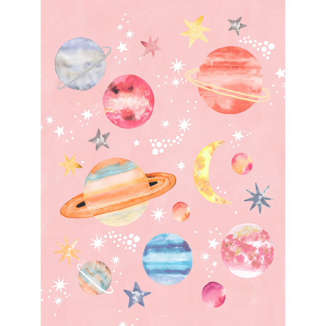 Teppich Give Me Some Space Pink