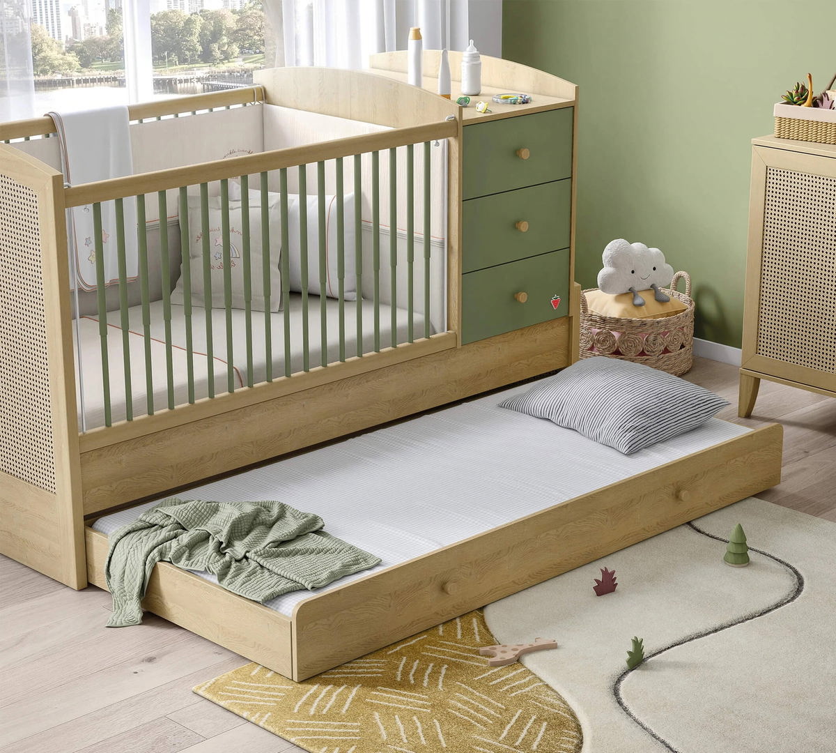 Babybett Loof Baby Umbaubar 3