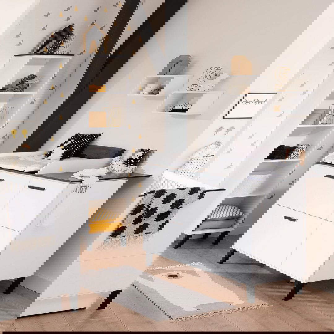 Wandregal Rechteckig Kreideweiss 4