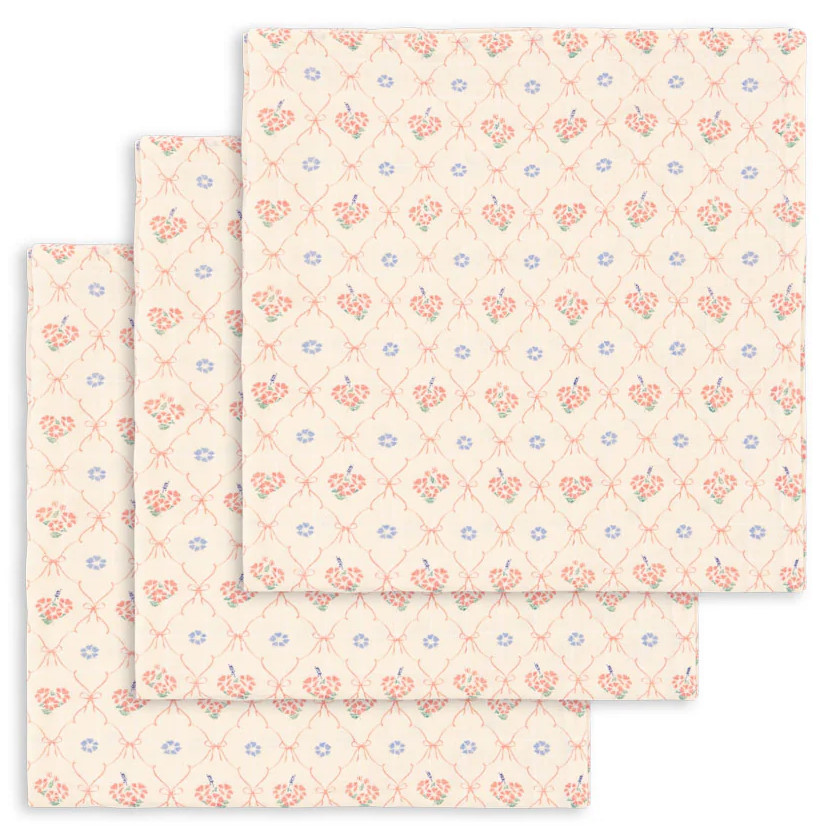 Spucktücher Fleur Decor 3er Set