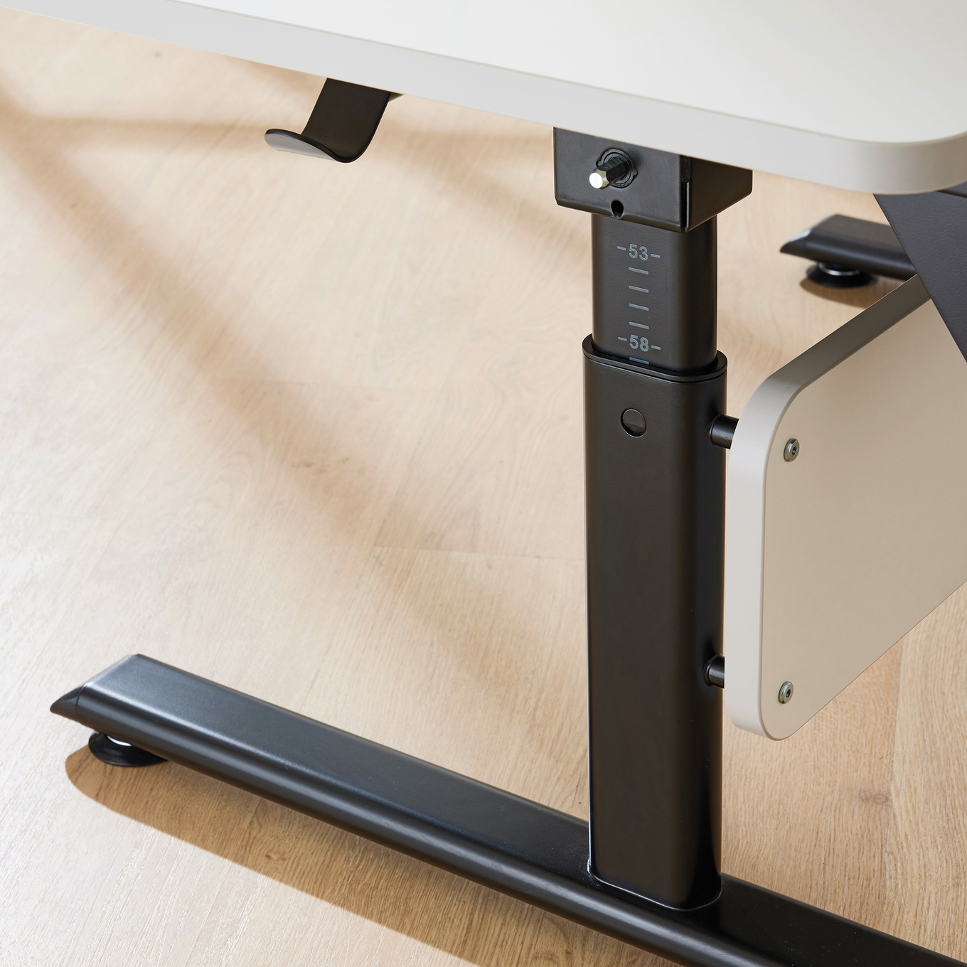 Schreibtisch Diego 130 GT Schwarz Weiss 3