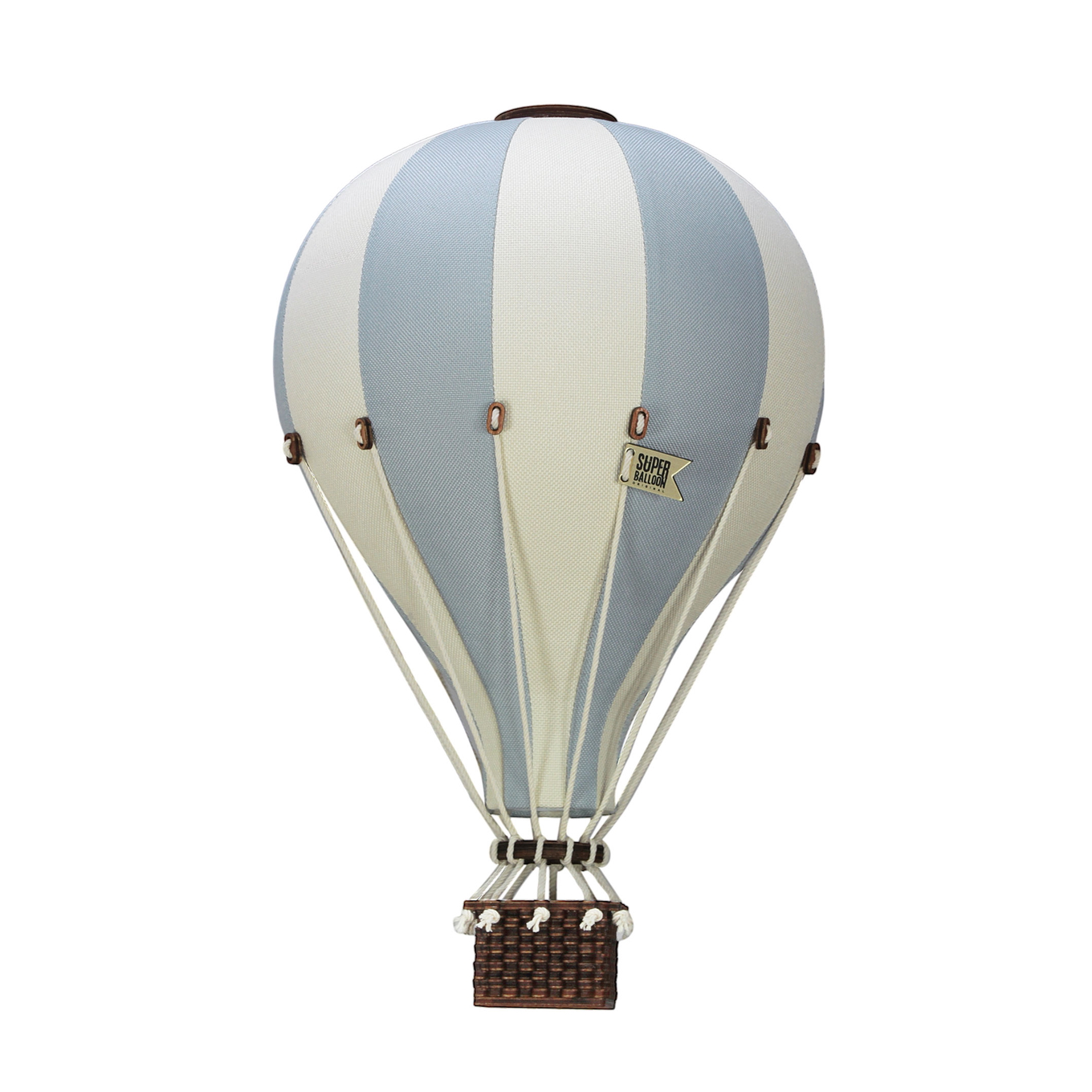 Deko Heissluftballon Beige Mintgrau M 1