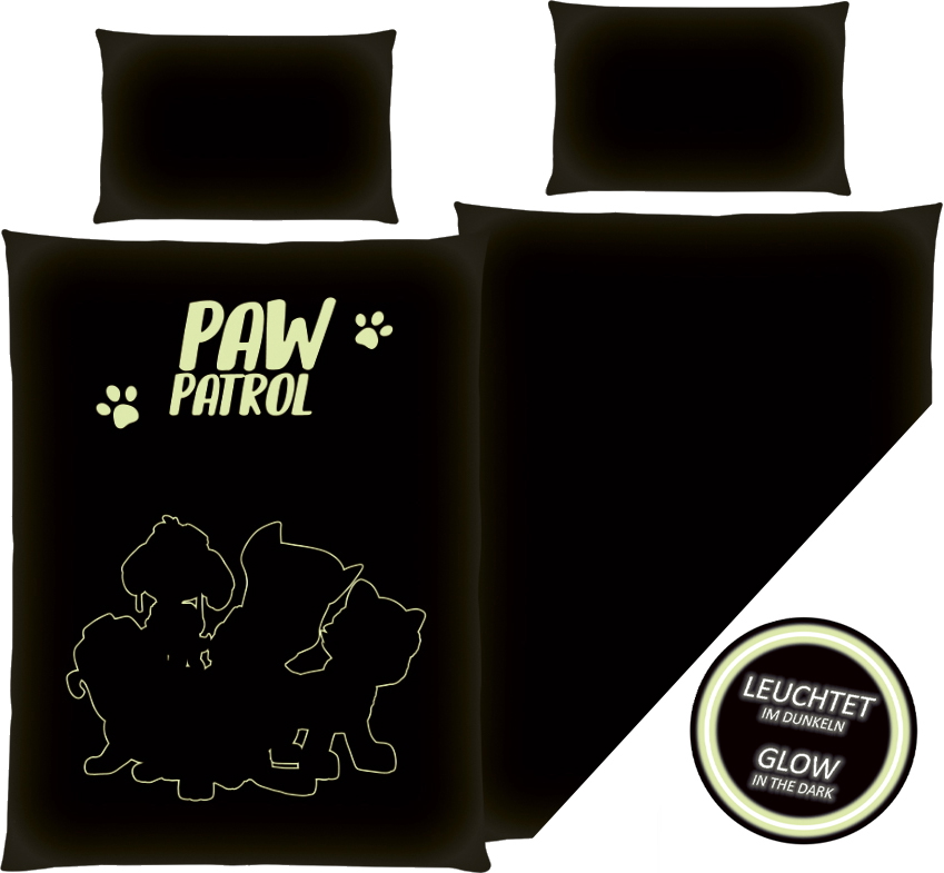 Bettwäsche Paw Patrol Boys Nachtleuchtend 2