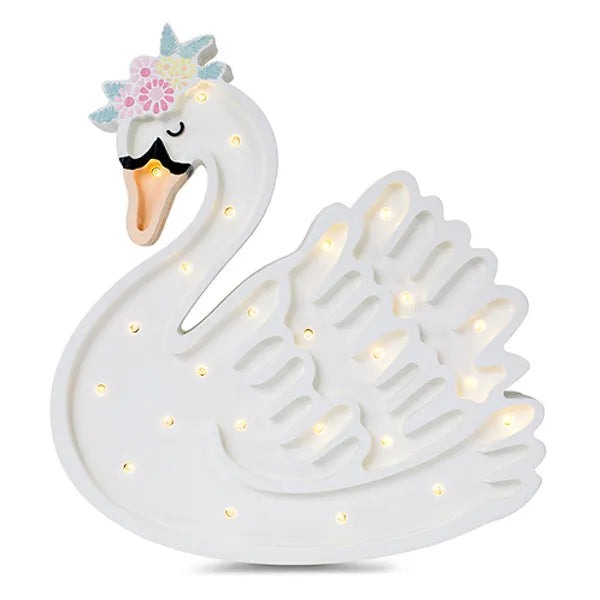 Nachtlampe Schwan 1