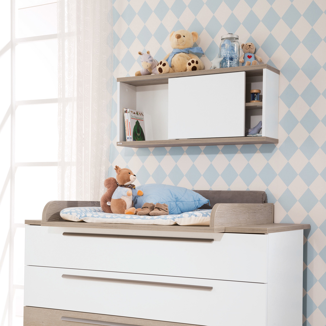 Wandregal Carlo mit Schiebetür 3