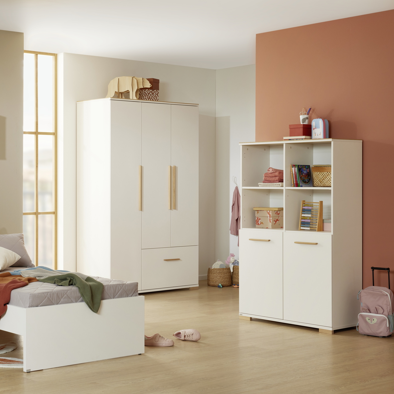Kleiderschrank Enie 3-türig mit Schublade #2