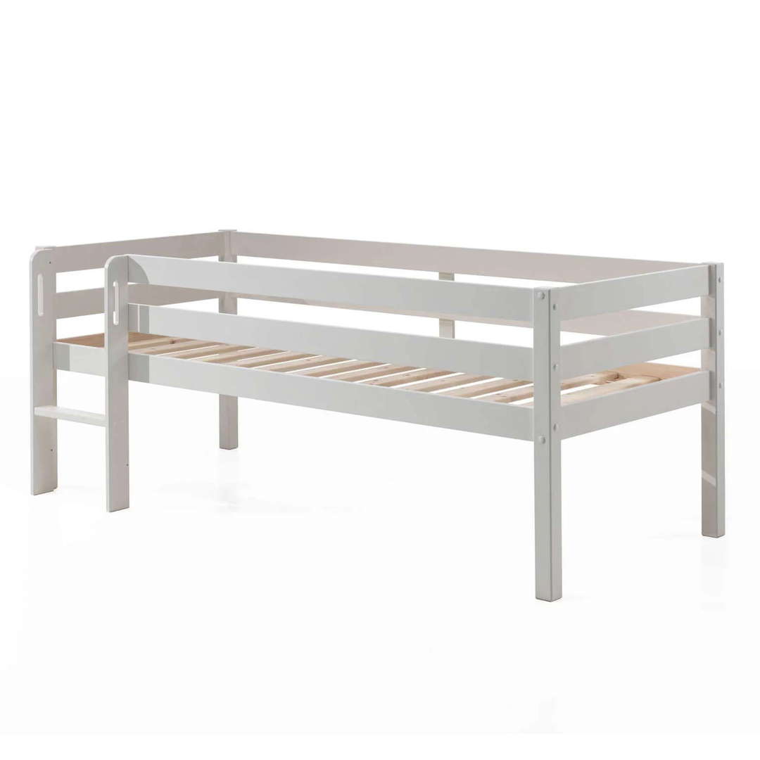 Bett Pino mit Leiter Weiss