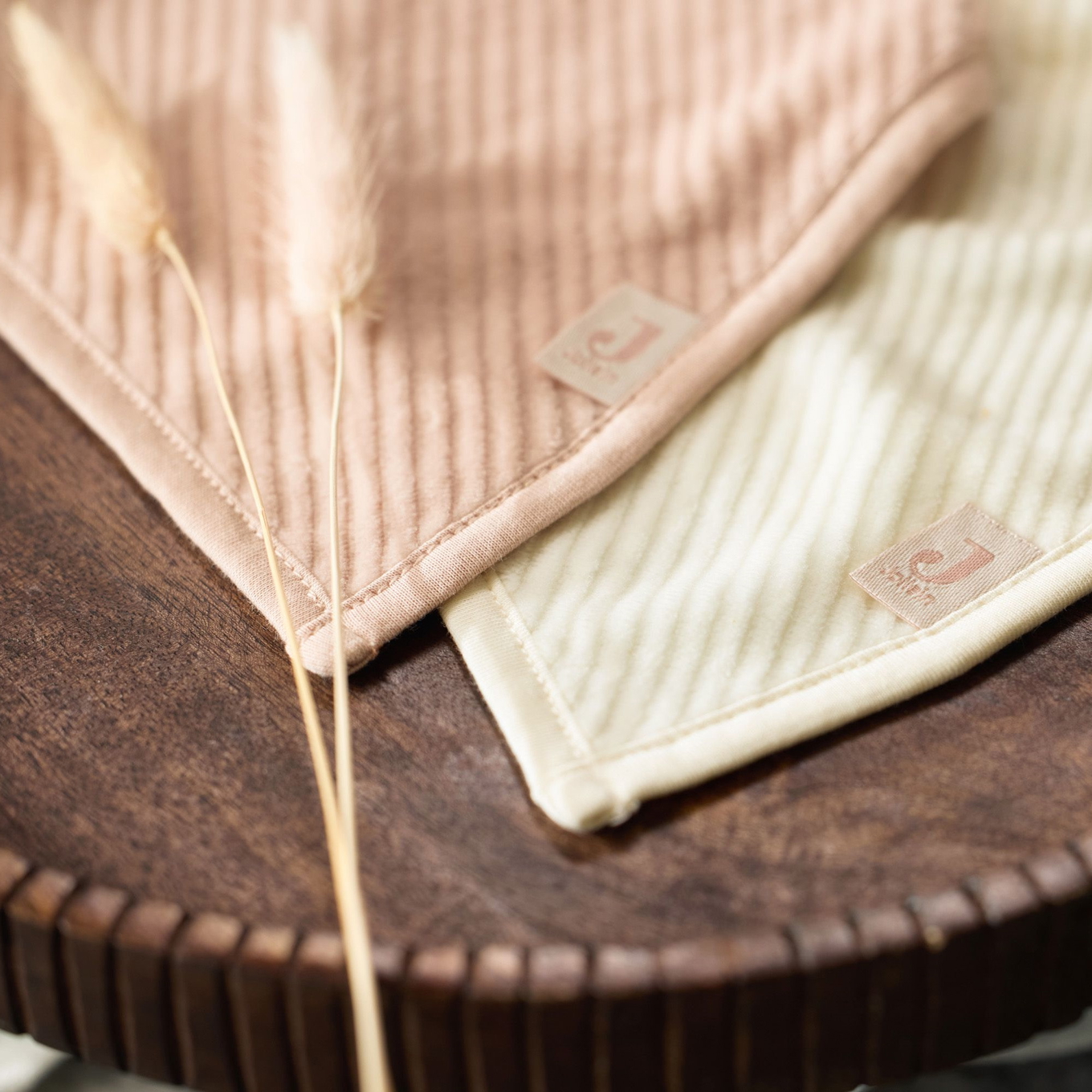 Lätzchen Bandana Velvet Rib 2er Set Wild Rose 3